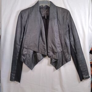 BCBGMaxAzria Black Leather Jacket